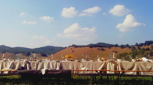 August 27, - [blissfulness] Amazing lunch after my first truffle hunt at Valea Verde